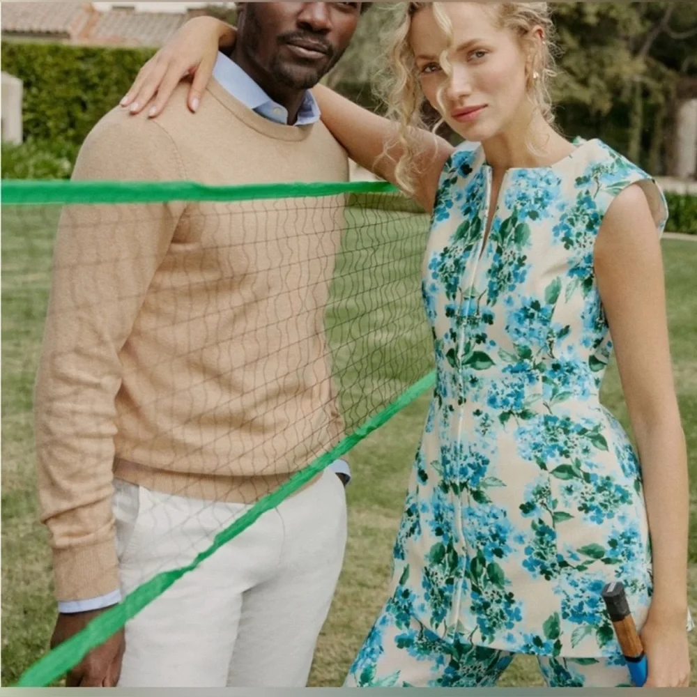 NWT - Tuckernuck - Water's Edge Hydrangea Rhoda Tunic Top - Size 4 - Picture 8 of 9